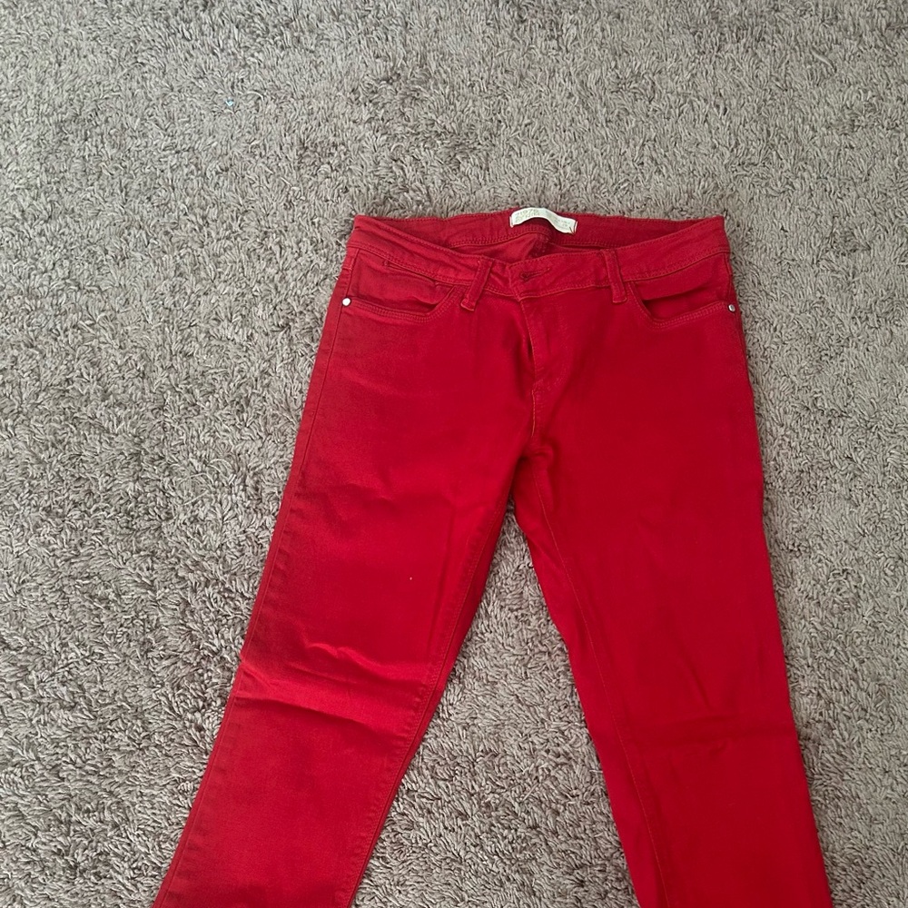 Zara Red Women’s Jeans